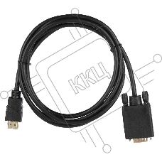 Кабель ACD-DHVM1-18B ACD-DHVM1-18B HDMI 1.4, Golden Plated,19m/15m, HDMI-VGA черный, 1.8м (742323)