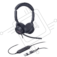 Гарнитура проводная Yealink UH46 Dual UC USB-C/A 1308183