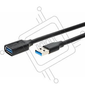 Кабель удлинительный USB3.0 Am-Af 3m Telecom черный (TUS708-3M)