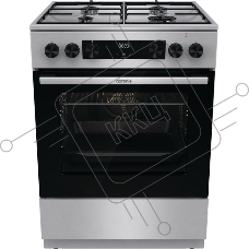 Плита комбинированная Gorenje GKS6C70XJ серый, конфорок 4 газовых, духовка 71 л, 60 см x 85 см x 60 см