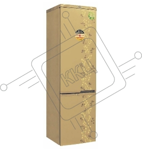 Холодильник DON R-295 ZF золотой цветок двухкамерный