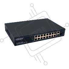 Коммутатор неуправляемый OSNOVO PoE 16 портов 10/100 Мб/с, 2хRJ45, 292 Вт