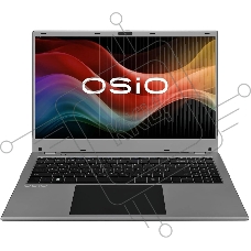 Ноутбук Osio BaseLine B150i-010s серебристый N-series N200 8Gb SSD 512Gb Intel UHD Graphics 15.6