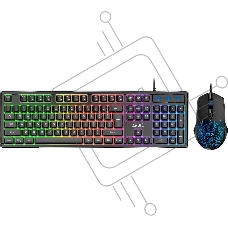 Комплект клавиатура+мышь Genius Scorpion KM-GX3 проводной, USB, 2400 DPI, черный
