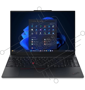 Ноутбук Lenovo ThinkPad E16 G3/16"/IPS/Intel Core Ultra 7 255H/16Gb/512Gb SSD/Intel Graphics/noOS/черный/1.63kg