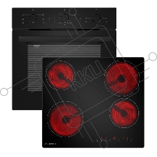 Встраиваемый комплект Maunfeld Basel черный/черный