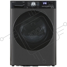 Сушильная машина LG DC10V9V9P черный, 10 кг, сушка - тепловой насос, программ - 14, 60 x 85 x 66 см