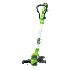 Триммер аккумуляторный GreenWorks G-24 G24LT30K2 Basic, 24V, 30 см, с 1хАКБ 2 А.ч и ЗУ