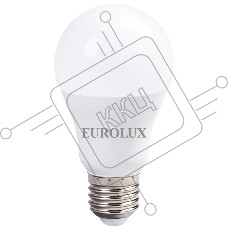 Лампа светодиодная EUROLUX LL-E-A60-15W-230-6K-E27 груша