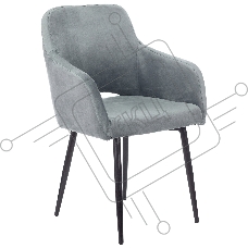 Кресло офисное Бюрократ CH-380F голубая сталь Italia 21, на ножках, металл черный Кресло офисное Бюрократ CH-380F голубая сталь Italia 21, на ножках, металл черный