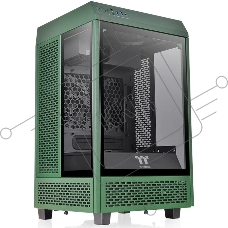 Компьютерный корпус Thermaltake The Tower 100 Racing Green без БП miniITX 1x120mm 3x140mm 2xUSB3.0 audio bott PSU