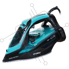 Утюг Hyundai H-SI01221 3000Вт черный/зеленый