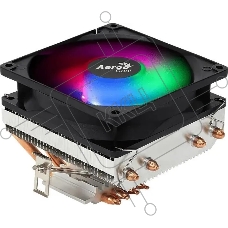 Кулер для процессора AeroCool / Formula Air Frost 4 черный, 90 мм, алюминий/медь, 1800 об/мин, 25.7 дБ, 3 pin, 125 Вт, 78 мм