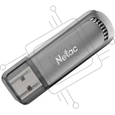 Флешка USB Netac UA61B (NT03UA61B-256G-32GM), 256Gb, USB 3.2, R/W 150/45, серый