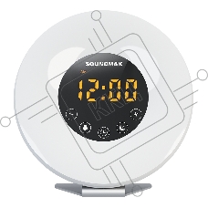 Радиочасы SOUNDMAX SM-1596(белый)
