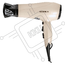 Фен SUPRA PHS-2205L (Мощность 2200Вт. 2 скорости воздушного потока. 3 режима нагрева. Функция 