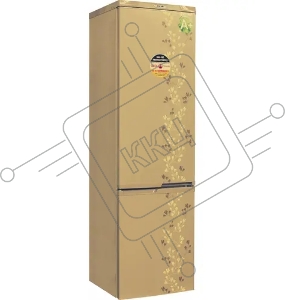 Холодильник DON R-291 ZF золотой цветок двухкамерный