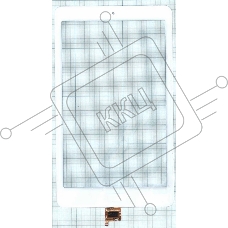 Сенсорное стекло (тачскрин) для Acer Iconia Tab A1-860. белое