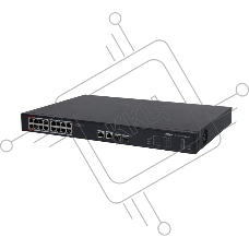 24-портовый гигабитный управляемый коммутатор с PoE DAHUA, уровень L2 Порты: 24 RJ45 10/100/1000Мбит/с; IEEE802.3af/IEEE802.3at/Hi-PoE/IEEE802.3bt, 2 RJ45 10/100/1000Мбит/с (uplink), 2 SFP 1000Мбит/с