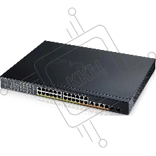 Коммутатор Hybrid Smart L2+ Switch Zyxel NebulaFlex XMG1930-30HP, rack 19