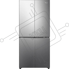 Холодильник Hisense RQ5P470SEI1 трехкамерный, серый, 331/199, морозилка снизу, Total No Frost, Side-by-Side