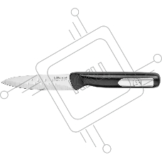 Нож кухонный Rondell Bayoneta RD-1573 стальной универсальный для овощей лезв.90мм прямая заточка черный блистер