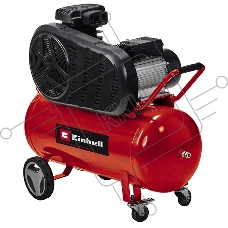 Компрессор поршневой Einhell TE-AC 400/90/10 масляный 230л/мин 90л 3000Вт красный