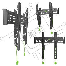 Кронштейн ONKRON TM5W / 32-65'' макс 400*400 наклон +12º от стены: 35-145мм, макс вес 68,2кг, встр уровень, белый