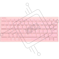 Клавиатура A4Tech Fstyler FBX51C розовый USB беспроводная BT/Radio slim Multimedia