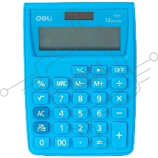 Калькулятор настольный Deli E1122/BLUE синий 12-разр.