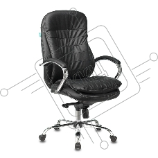 Кресло руководителя Бюрократ T-9950/BLACK черный, кожа, крестовина хром Кресло руководителя Бюрократ T-9950/BLACK черный, кожа, крестовина хром