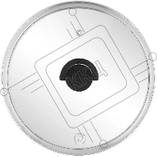Крышка Rondell Handy RDA-1686 d=24см крыш.прозрачный руч.черная