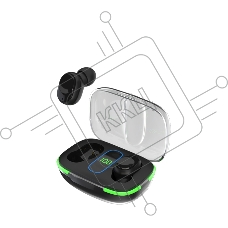 Беспроводные наушники Maxvi MHF-112BT черные TWS\LCD\Sensor\200мАч\5.3\кабель Type-C