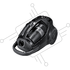 Пылесос Samsung VCC8874H35/XEV черный, 430/2200 Вт, уборка сухая, пылесборник контейнер 2 л