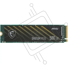 Накопитель SSD MSI 500GB SPATIUM M371 M.2(22x80mm), NVMe, PCIe 3.0 x4, 3D TLC, R/W 2200/1150, IOPs 60 000/200 000, TBW 110, DWPD 0.12