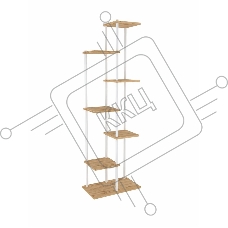 Подставка для цветов ЗМИ Шафран 17Л белый ПДЦШ17Л Б