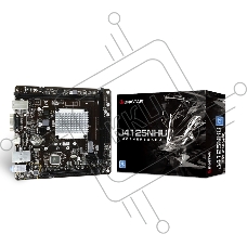 Материнская плата Biostar J4125NHU, BGA1090, Intel SoC, 2xDDR4, 2xSATA, 1xM.2 (PCIe 2.0 x2), 1xPCIe 2.0 x1, 1xHDMI, 1xVGA, 1x 1Gb LAN, 2xUSB-A 2.0, 2xUSB-A 3.2 Gen 1, 3x3.5 мм, 7.1, Mini-ITX