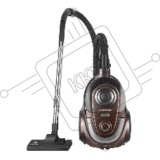 Пылесос Eurostek EVC-4513 коричневый, 500/2800 Вт, уборка сухая, пылесборник контейнер 3 л