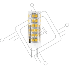 Лампа светодиодная FERON LB-433 (25863) 7W 230V G4 2700K