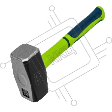 Кувалда Сибртех 2000 г, фибергласовая обрезиненная рукоятка