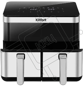 Аэрогриль Kitfort КТ-8110 2700Вт серебристый/черный