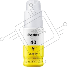 Контейнер с чернилами Canon GI-40 Y  желтый (7700 стр.) для СНПЧ Pixma G5040/G6040