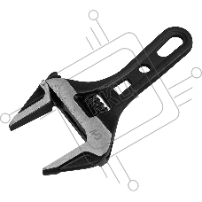 Ключ разводной Denzel 135 мм, CrV, кованый, укороченная рукоятка