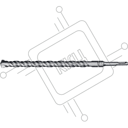 Бур СИБИН SDS-plus 12 х 310 мм
