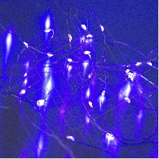 Гирлянда светод. Funray Нить, SE-STRING-550P, 5м, 50 LED, фиолетовый, 3*АА, серебр. шнур 0,3м