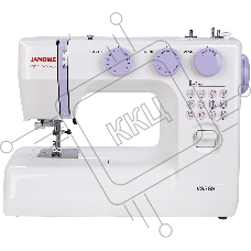 Швейная машина Janome VS56S белый, электромеханическая, вертикальный качающийся, 25 операций, автоматическая петля