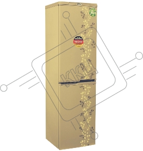 Холодильник DON R-297 ZF золотой цветок двухкамерный