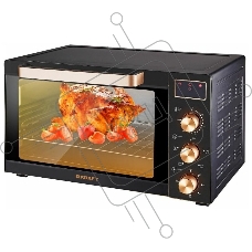 Мини-печь Kraft KF-MO 3506 KGLB (черный/золото) с дисплеем