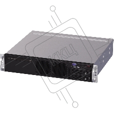 Серверный корпус 2U short chassis, 2*3.5'' swappable HDD tray, 2*3.5'' internal HDD bay