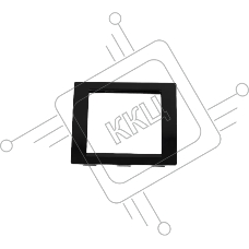 Рамка универсальная, 2 модуля, черный, RAL 9005 DKC / ДКС F00011B In-Liner Aero